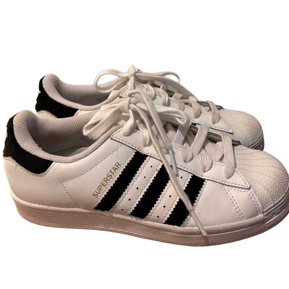 Adidas Superstar Sneakers Shoes Men's US 5 UK 4.5 EU 37.5 White Black women 7​ - Picture 2 of 7